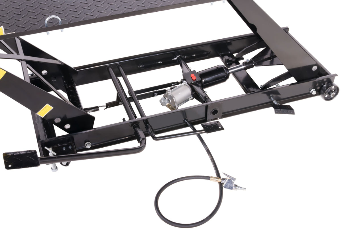 Motorradhebebühne 450 kg mit Fußpedal & Pneumatik